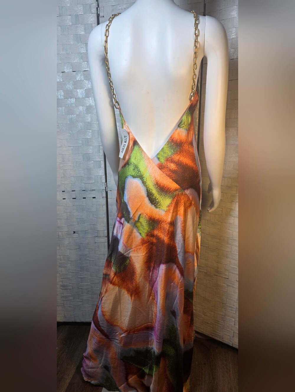 12th Tribe Chain Halter Maxi Dress - Picture 5 of 10